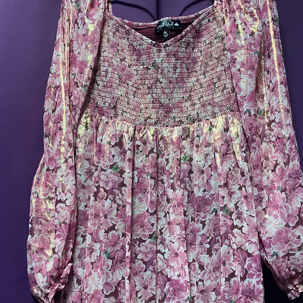 Floral dress long sleeve